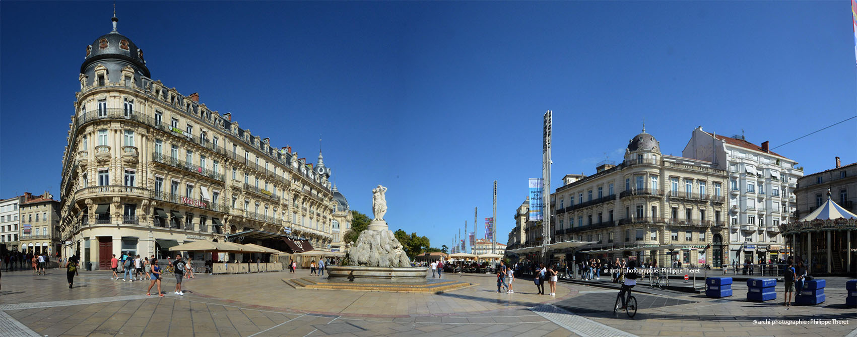 pano place comédie côté trois graces